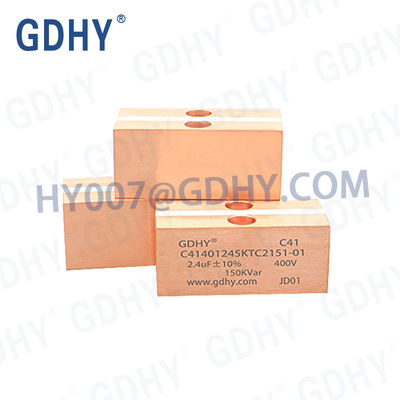 High Voltage 200KVAR Low ESL Conduction Cooled Capacitor