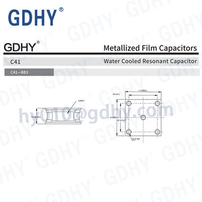 10UF 700V HIGH FREQUENCY WATER COOLED CAPACITORS C41 BB3 RESONANT CAP CELEM